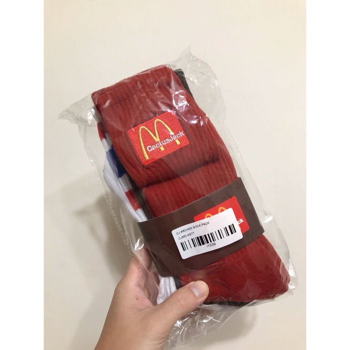 cactus jack mcdonalds socks