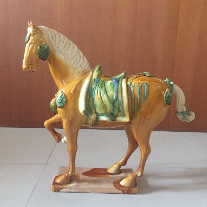 台湾故宮博物院　唐三彩　唐馬 台湾故宮博物院 唐三彩 唐馬 唐三彩の馬 - Picture of National Museum