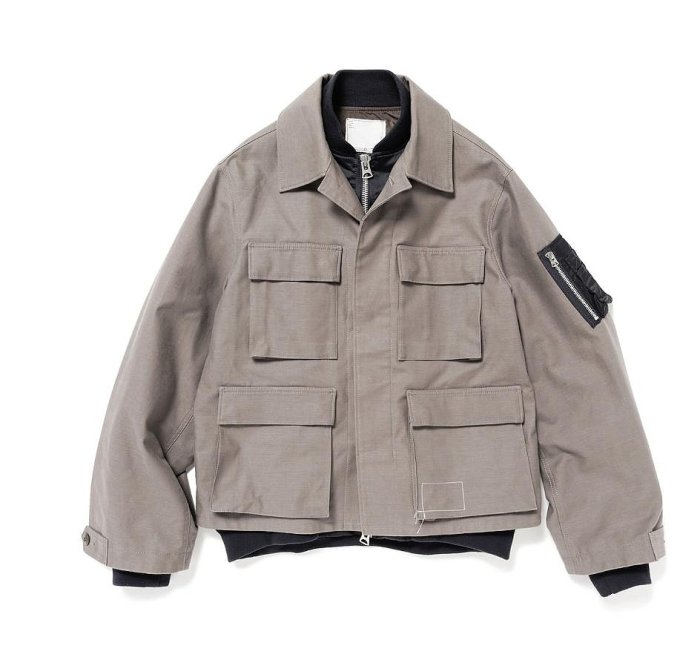WTAPS Cotton Back Satin Jacket 02 / JACKET / COTTON. BACK SATIN