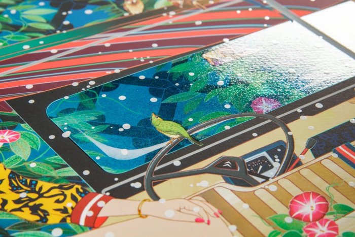 松山智一Tomokazu Matsuyama 最新版畫20 DOLLAR COLD COLD HEART