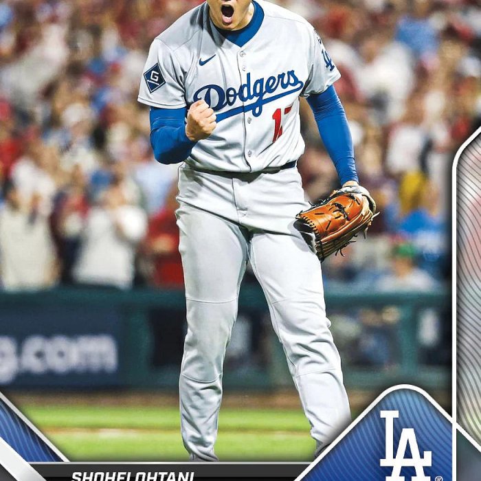 Shohei Ohtani - 2025 MLB Topps NOW Card 821 - 大谷翔平季後賽首先發 