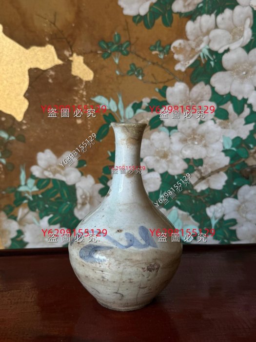 18世紀李朝白瓷染付雨漏鶴首瓶高麗青瓷李朝月亮罐德利李朝提燈壺收藏
