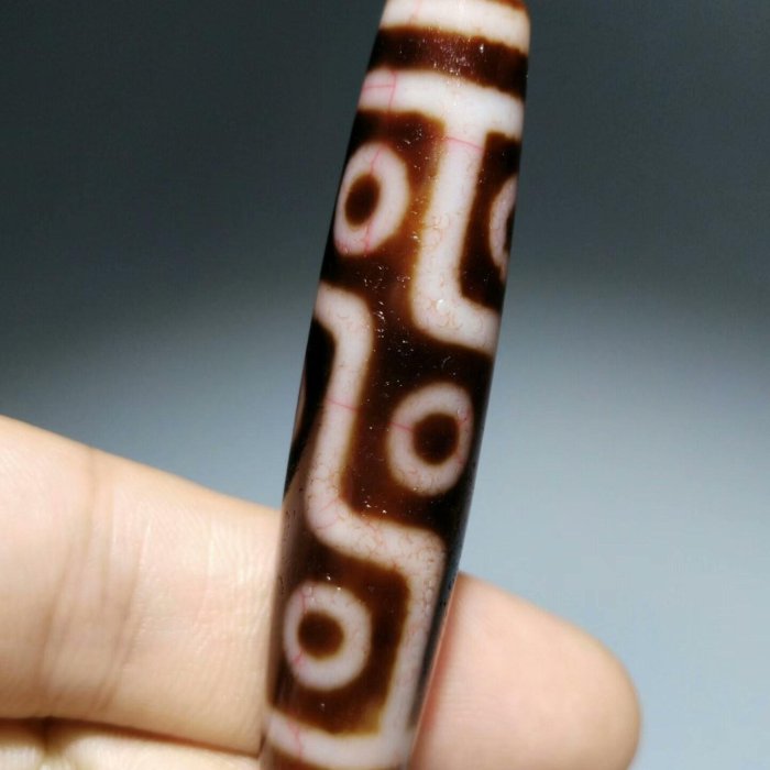 至純血絲龍紋龍眼天珠　2-136 98b4ba2a-4413-4a6f-8b35-