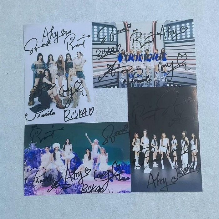 Baby monster BABYMONSTER 寶怪親筆簽名照申廈藍（RAMI），鄭雅譞