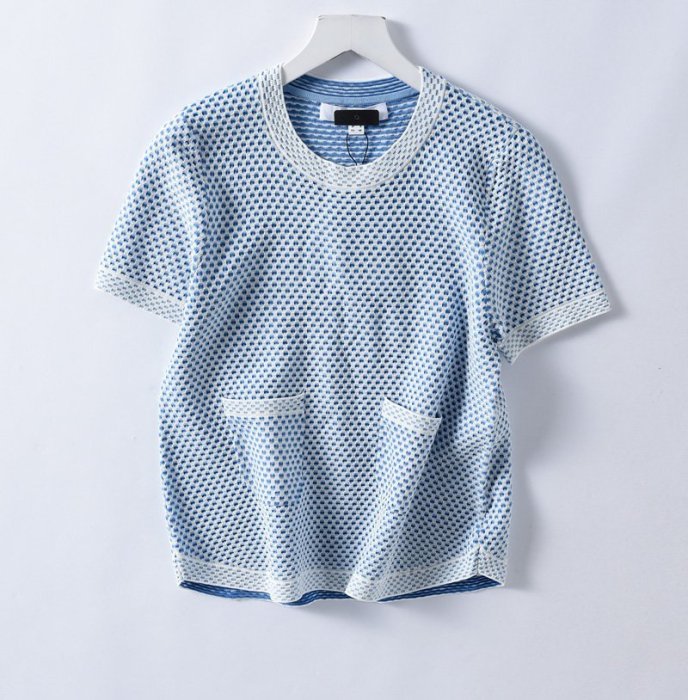 Small jie ~郭佩玲 春夏休閒圓領短袖針織衫A15S375K   黑 M