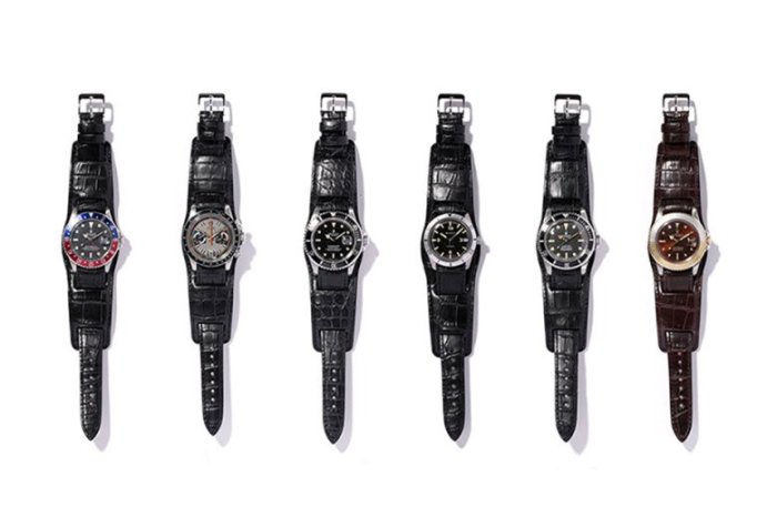 ♤ASENSERI♤ NEIGHBORHOOD LEATHER EMB WATCH BAND 保羅紐曼