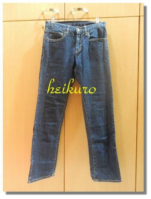 ＊黑酷黑店＊【二手】日本無印良品 Muji 有機棉牛仔褲--尺寸61