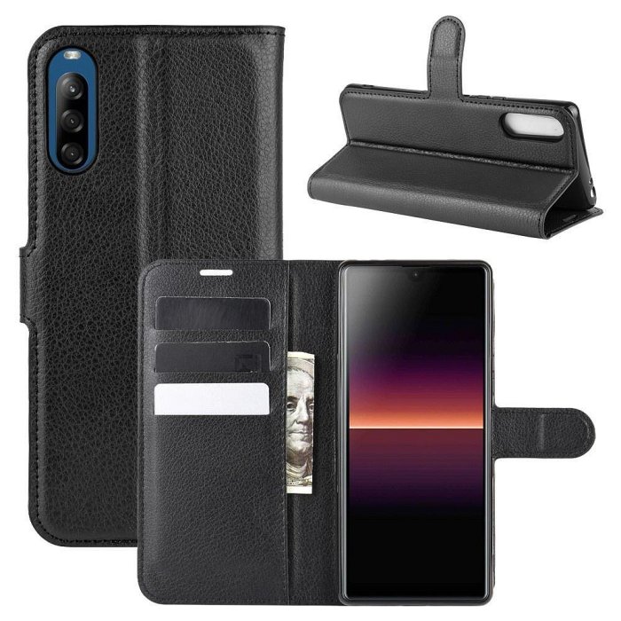 索尼 Xperia L3 L1 索尼 Xperia 1 II III IV V Xperia1 皮革卡槽錢包保護套手機殼