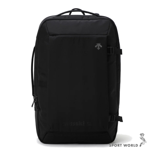 Descente 迪桑特 後背包 大容量 17吋筆電隔層 黑【運動世界】SR323IBP71-BLK0