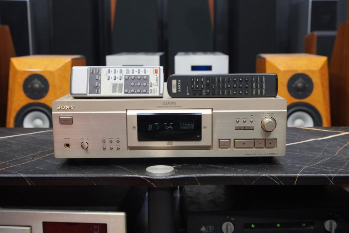 夢響音響工作室】日本製SONY CDP-XA50ES 播放機含兩支遙控器一元起標