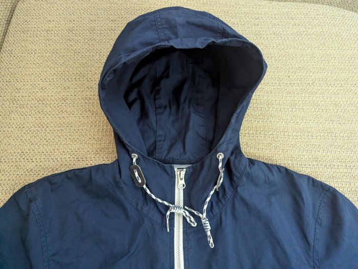 UNIQLO 深藍色棉質薄外套 連帽外套 S號