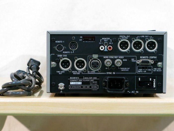 蔡家精品~百萬器材不如這台?!SONY專業機CDP-3100夢幻經典的銘器保證讓