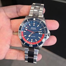 一元起標 無底價 MIDO 美度 200米潛水錶 44mm 2022年全套 個人藏錶 台南二手錶