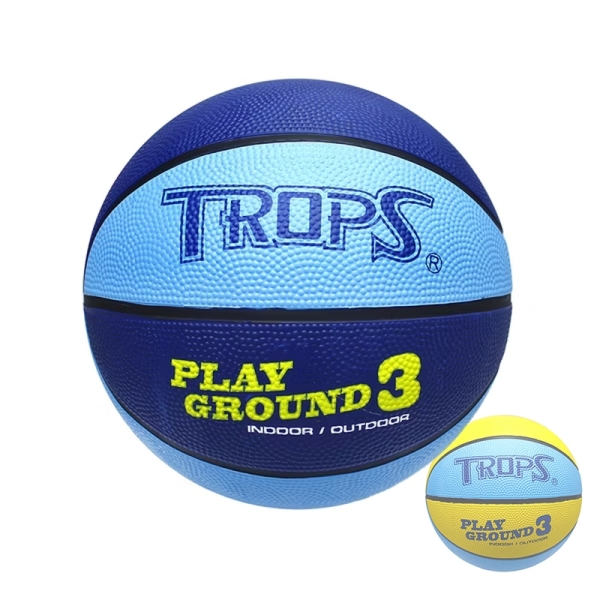 TROPS 3號兒童彩色籃球(橡膠球/迷你籃球/運動球/學童/特波士)
