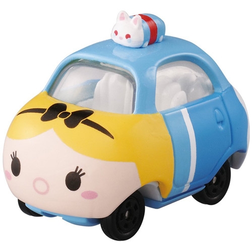【震撼精品百貨】迪士尼Q版 tsum tsum~迪士尼小汽車 TSUMTSUM 魔境夢遊-愛麗絲(TOP)#85197
