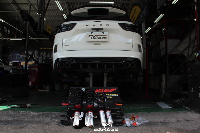 【超鑫國際】 AGT SHOCK 倒插式 24段阻尼 高低軟硬可調避震器 倒叉避震器 福特 Ford KUGA MK3