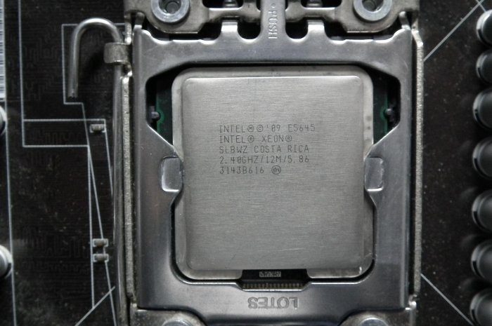 XEON E5645六核心LGA1366 X58 XEON INTEL CPU正式版6核心參考X5650 I7-980X