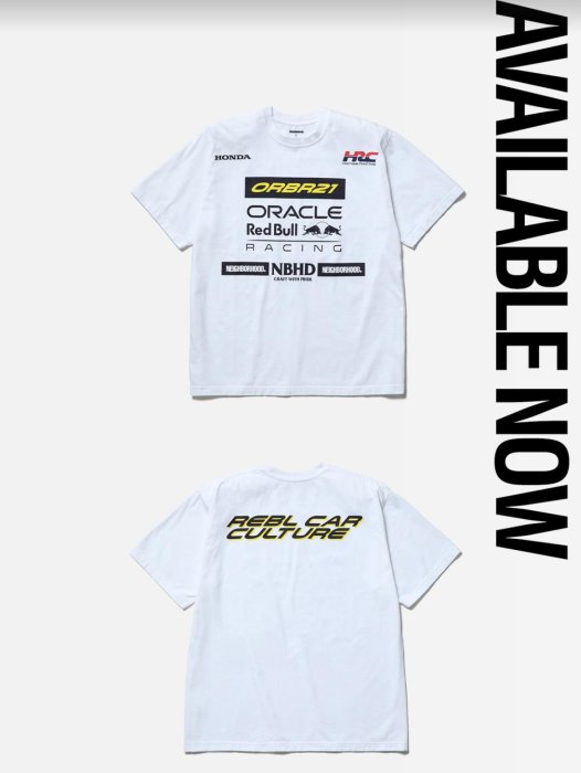 NEIGHBORHOOD NH X ORBR X HONDA . SS TEE 聯名款。太陽選物社251PCNH