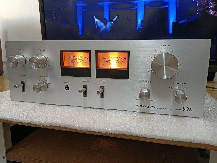 PIONEER SA-7600Ⅱ PIONEER SA-7600 先鋒古典雙錶擴大機日本製功能正常極新美品| Yahoo拍賣