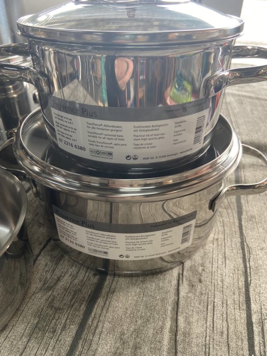 WMF Cookware set Provence Plus 5pcs 玻璃鍋蓋不鏽鋼鍋五件組| Yahoo拍賣