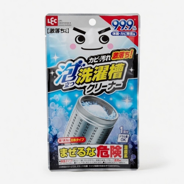 LEC 激落君濃密泡洗衣槽清潔劑 粉劑款, 120g