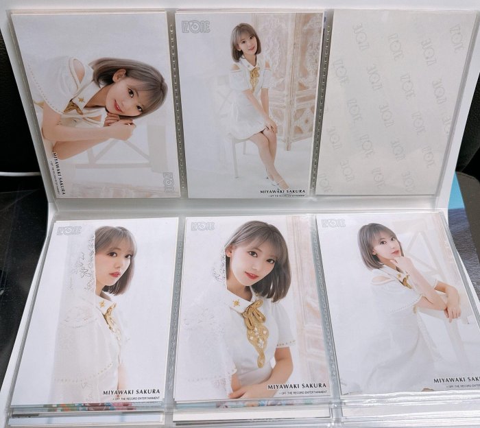 IZONE 宮脇咲良矮子生寫真嚴選隨機抽包5P SET 日本原裝矮子生寫真宮脇