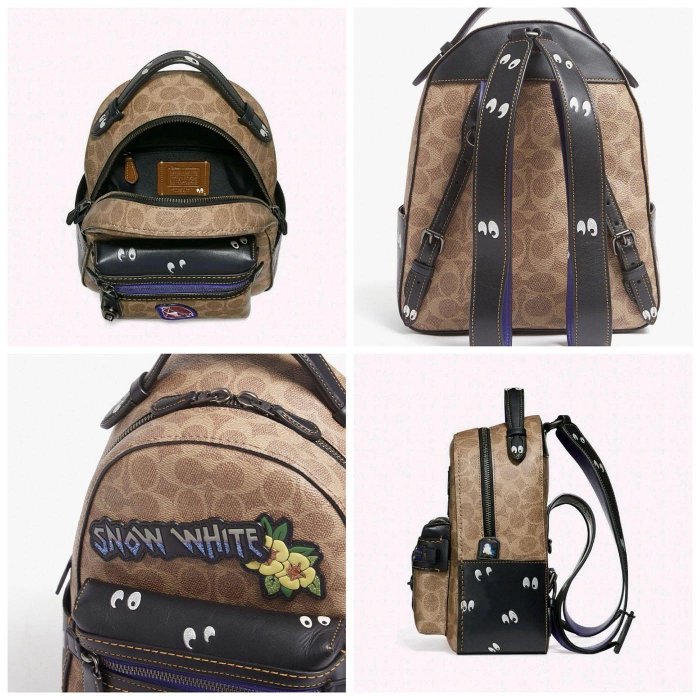coach campus backpack snow white edition x Disney spooky eyes Womens Disney Backpack - Coach