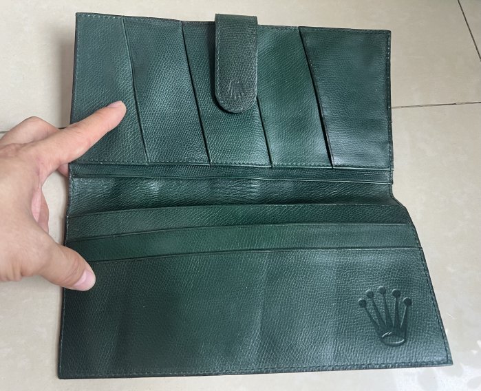 ROLEX 勞力士 原廠 早期 大型皮夾