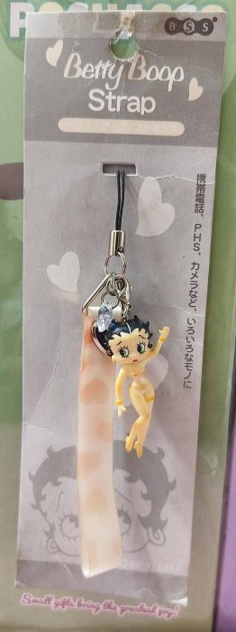 日版﹝Sanrio﹞限定※Betty Boop Strap貝蒂手機吊飾※日製【貝蒂迷你小公仔造型】手機吊飾