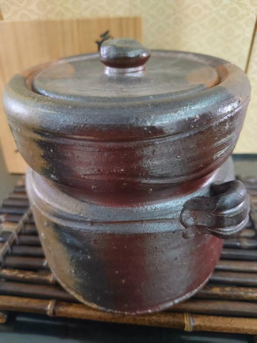 備前焼 ぐい吞みセット 『見附文雄 / 作』 桐箱付き 美術品