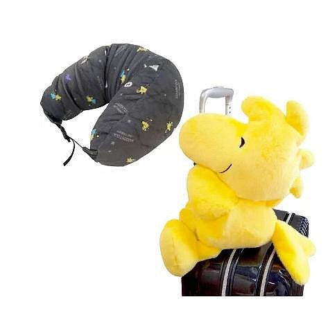 *日式雜貨館*日本正版 snoopy 史努比 歐拉夫 糊塗塔克玩偶頸枕 玩偶頸枕 可收納頸枕 外出頸枕 兩用頸枕 脖枕 旅遊必備