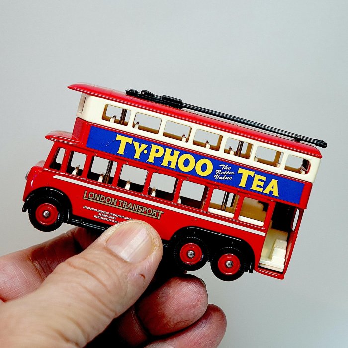 早期 / 英國製造 🇬🇧 LLEDO Karrier E6 Trolleybus（凱利 E6 雙層無軌電車） 模型車 / 全新保存 【一元起標】