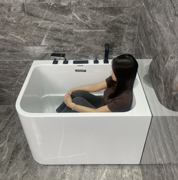 【麗室衛浴】 BATHTUB WORLD 日式壓克力獨立浴缸120/130/140CM product lightbox image 1