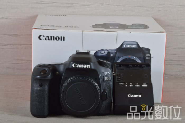 【品光數位】CANON EOS 80D 單機身 快門165XX次 2420萬畫素 #130370