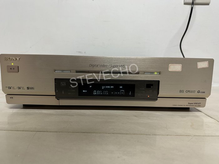 Sony WV-DR9 DV + S-VHS 頂級旗艦錄放影機日本製造~ | Yahoo拍賣