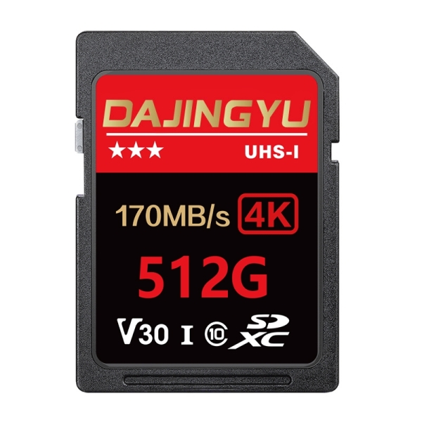 大鯨魚 512GB SDXC UHS-I V30 U3 SD卡 170MB/s 黑金系列 記憶卡
