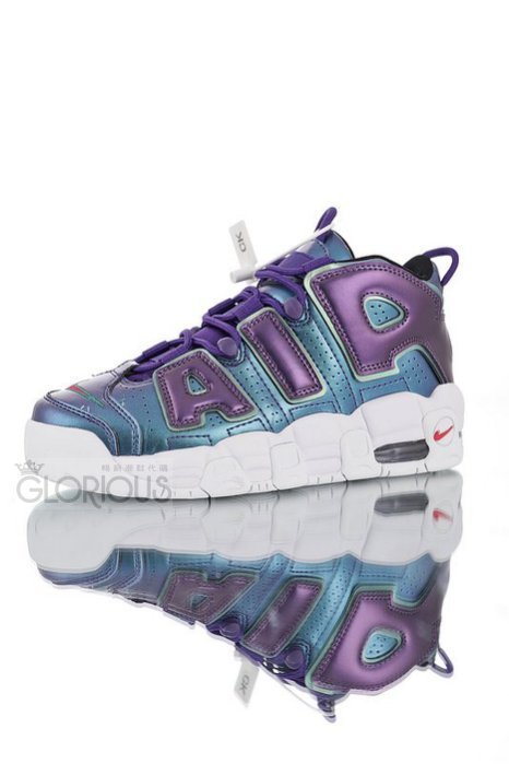 NIKE AIR MORE UPTEMPO GS 紫女段922845-500 變色大A【GLORIOUS代購