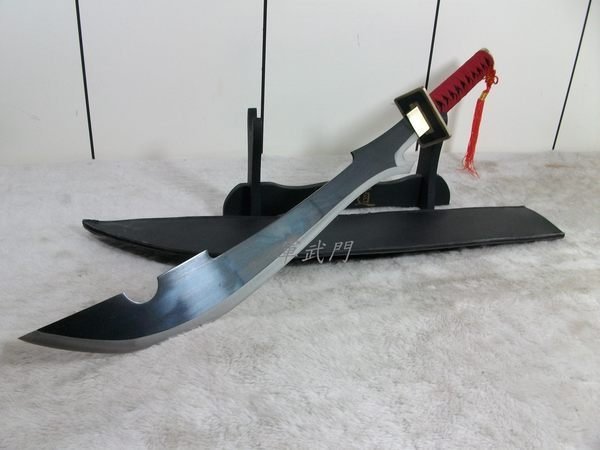 軍武門】動漫日本刀《BLEACH》死神斬魂刀花天狂骨居合刀/練習/Cosplay