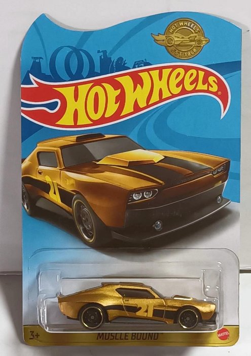 *玩具部落*HOT WHEELS 風火輪 合金小車 1:64 小汽車  合金車 非賣品 2021 MUSCLE BOUND