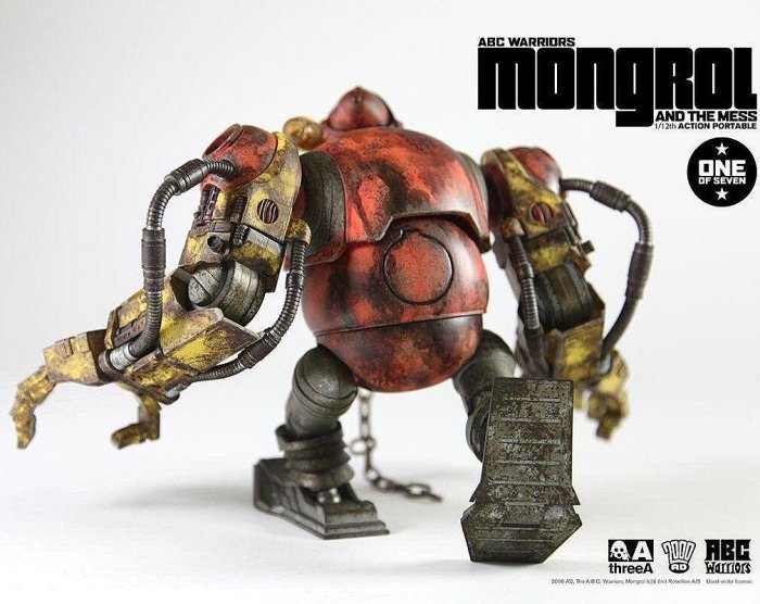 全新ThreeA 3A 1/12 ABC WARRIORS MONGROL AND THE MESS 2000AD