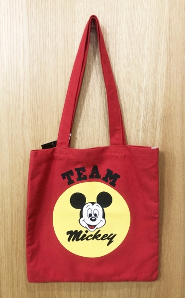 【震撼精品百貨】Micky Mouse 米奇/米妮 ~迪士尼 Disney 米奇帆布托特包*70360