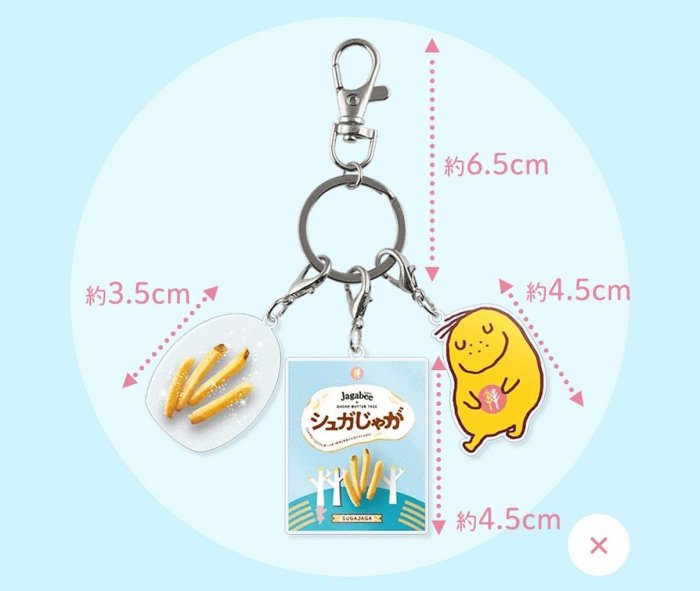 ＊日式雜貨館＊日本限定 砂糖奶油樹聯名 Jagabee 薯條 砂糖奶油樹風味6入 盒裝 期間限定 限量聯名購物袋 掛飾 另：calbee 薯條三兄弟 薯塊三姐妹