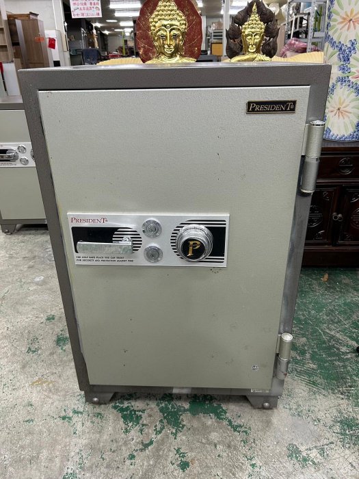 【全國二手傢具】*樣品屋NG*高級防火防盜中型落地式保險櫃 保險金庫/防爆防火保險櫃/防盜金庫/現金櫃/保管保密櫃