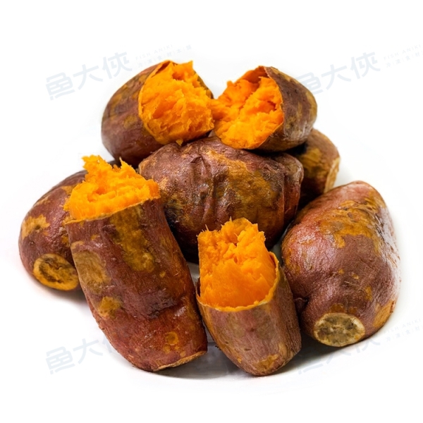 台灣小農-66號紅心地瓜(1kg/包)#紅肉地瓜-2F2B【魚大俠】AR341