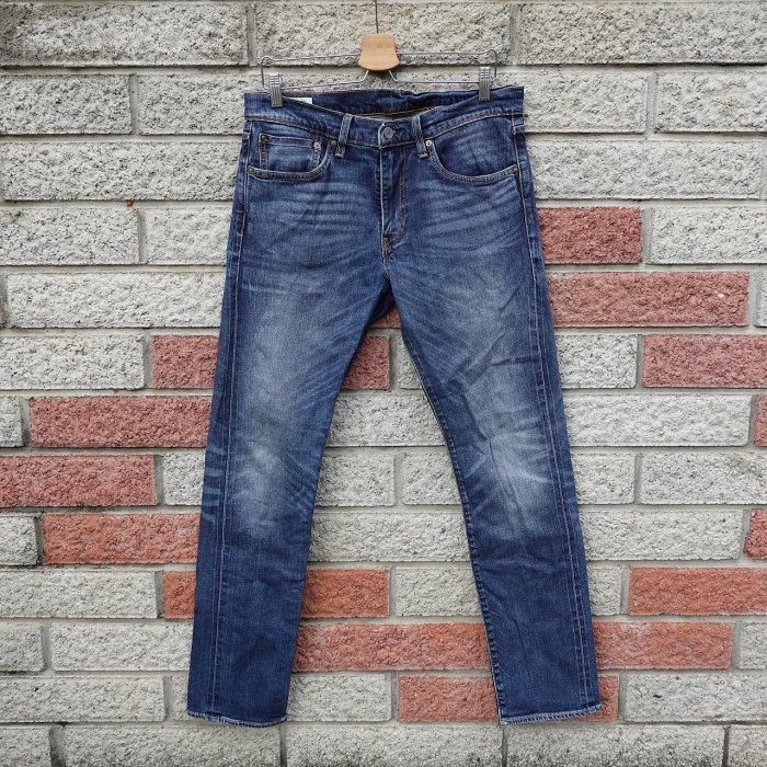 levis 511 二手牛仔褲-正品 合身窄版 彈性 赤耳-(levis 04511-2306)-W34 L34
