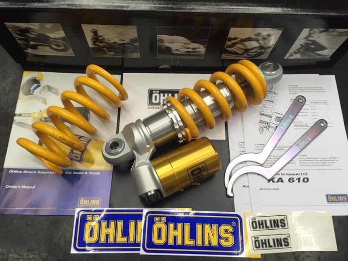 KAWASAKI Z125 OHLINS 專用固定式後避震器