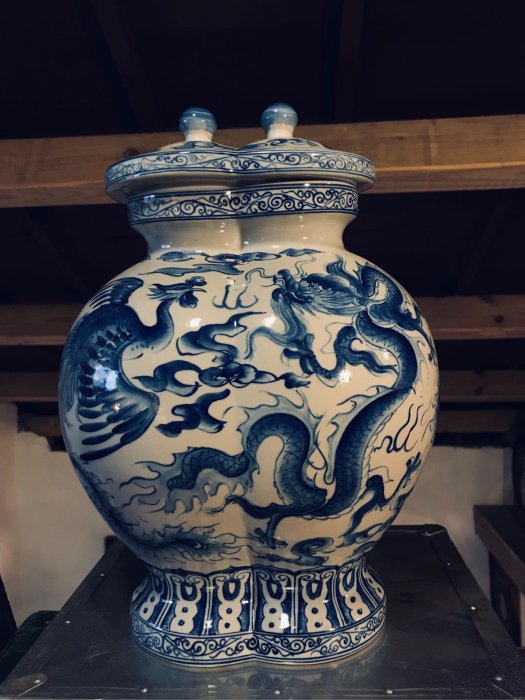 金門陶瓷青花雙連瓶| Yahoo拍賣