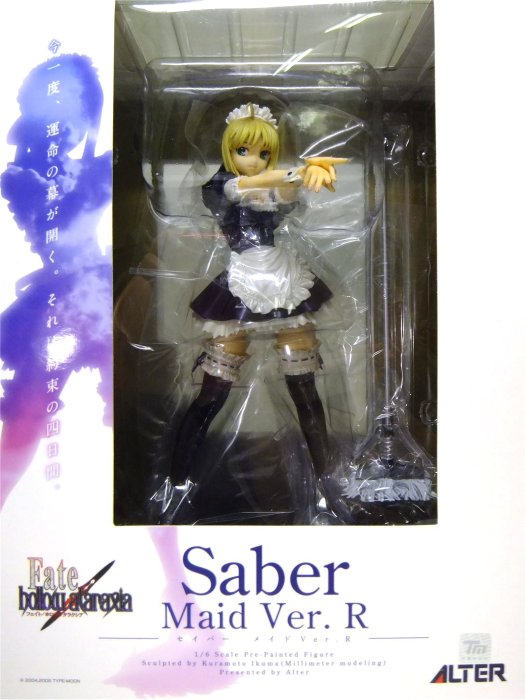 日本正版ALTER Fate/hollow ataraxia Saber 女僕Ver.R 1/6模型日本代購