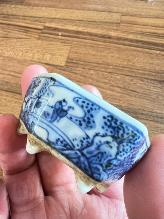 平安香草 染付六角豆盆 | Yahoo拍賣