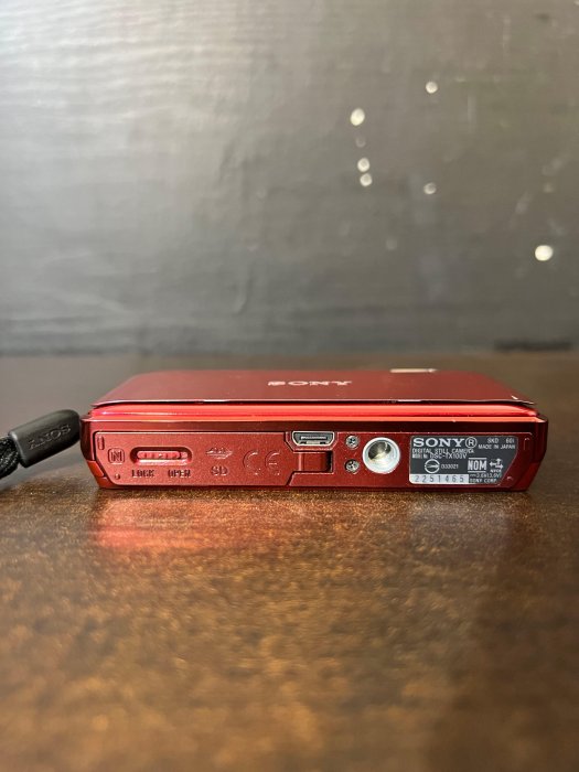 Sony Cyber-shot DSC-TX100V 索尼紅色數位相機CMOS 旗艦滑蓋附電池